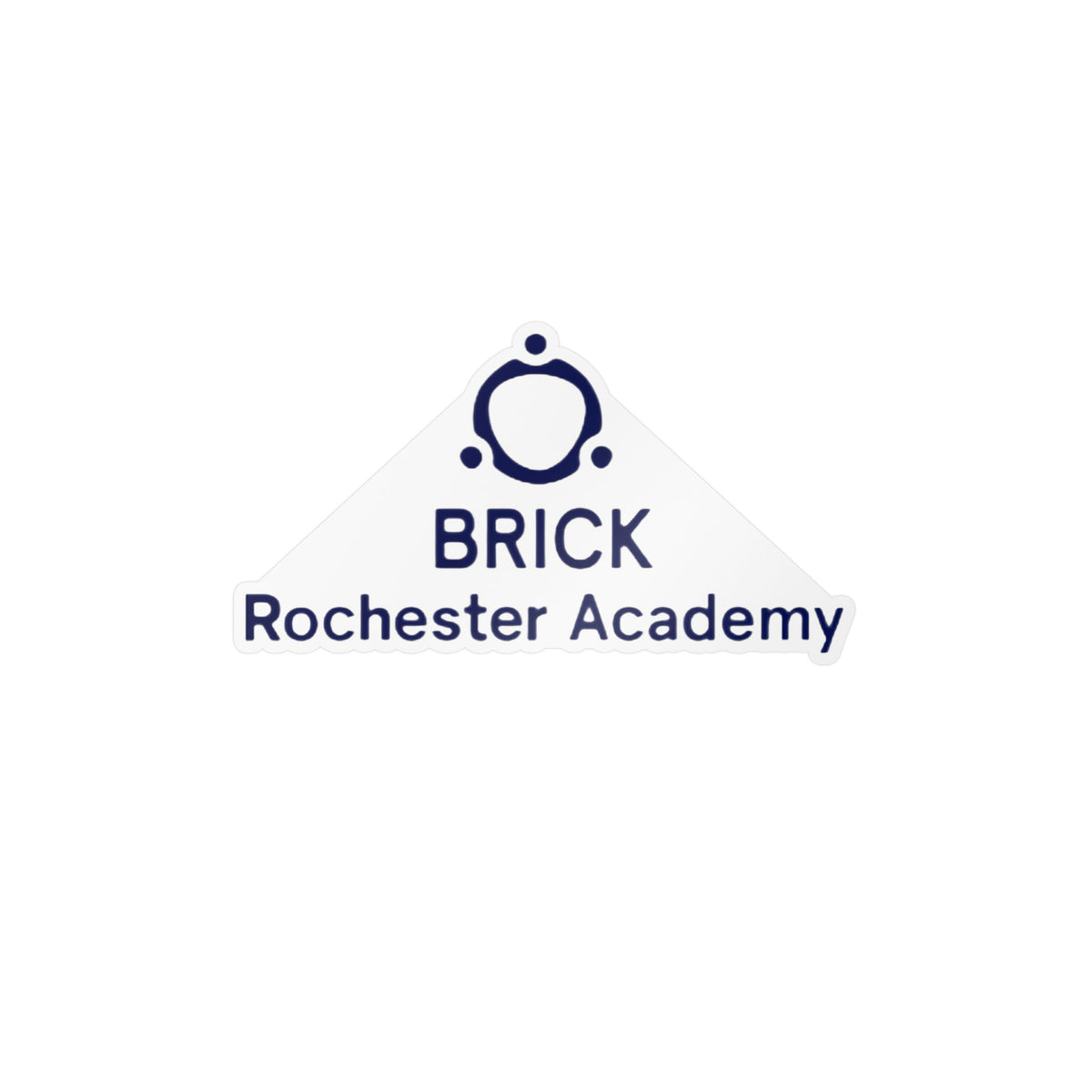 Brick Rochester Academy Kiss-Cut Vinyl Decal — School Logo Sticker for Laptops, Windows & Signage