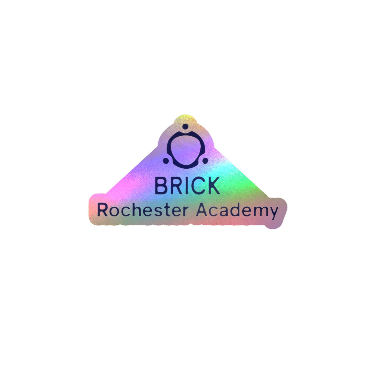 Brick Rochester Academy Kiss-Cut Vinyl Decal — School Logo Sticker for Laptops, Windows & Signage
