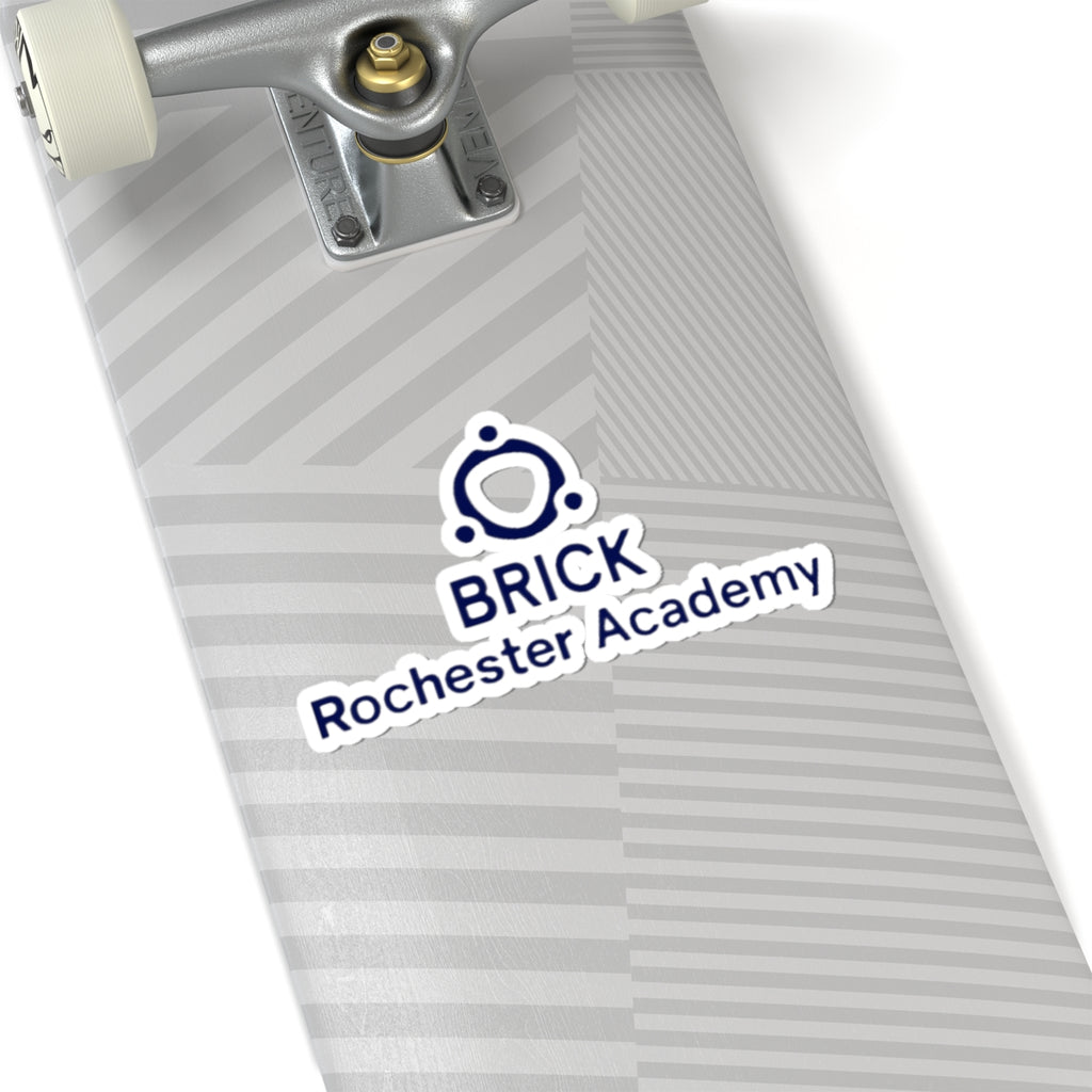BRICK Rochester Academy Logo Kiss-Cut Sticker — School Logo Laptop Decal