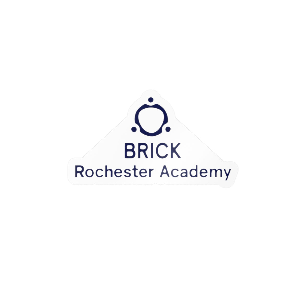 Brick Rochester Academy Kiss-Cut Vinyl Decal — School Logo Sticker for Laptops, Windows & Signage