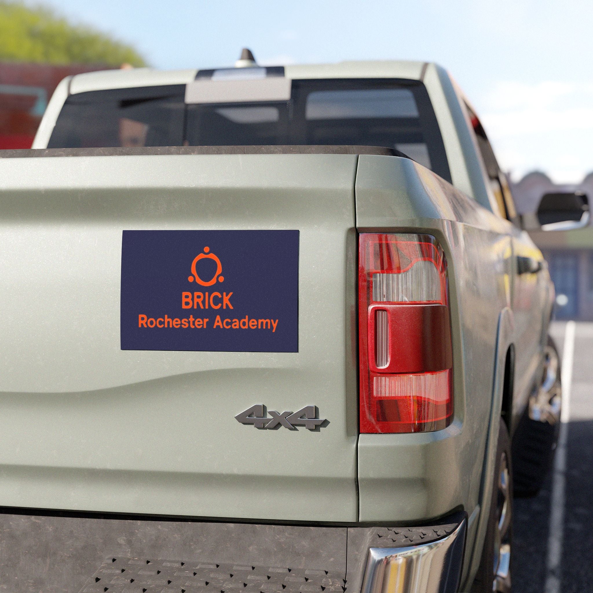 BRICK Rochester Academy Car Magnet — School Logo Magnetic Sign for Cars