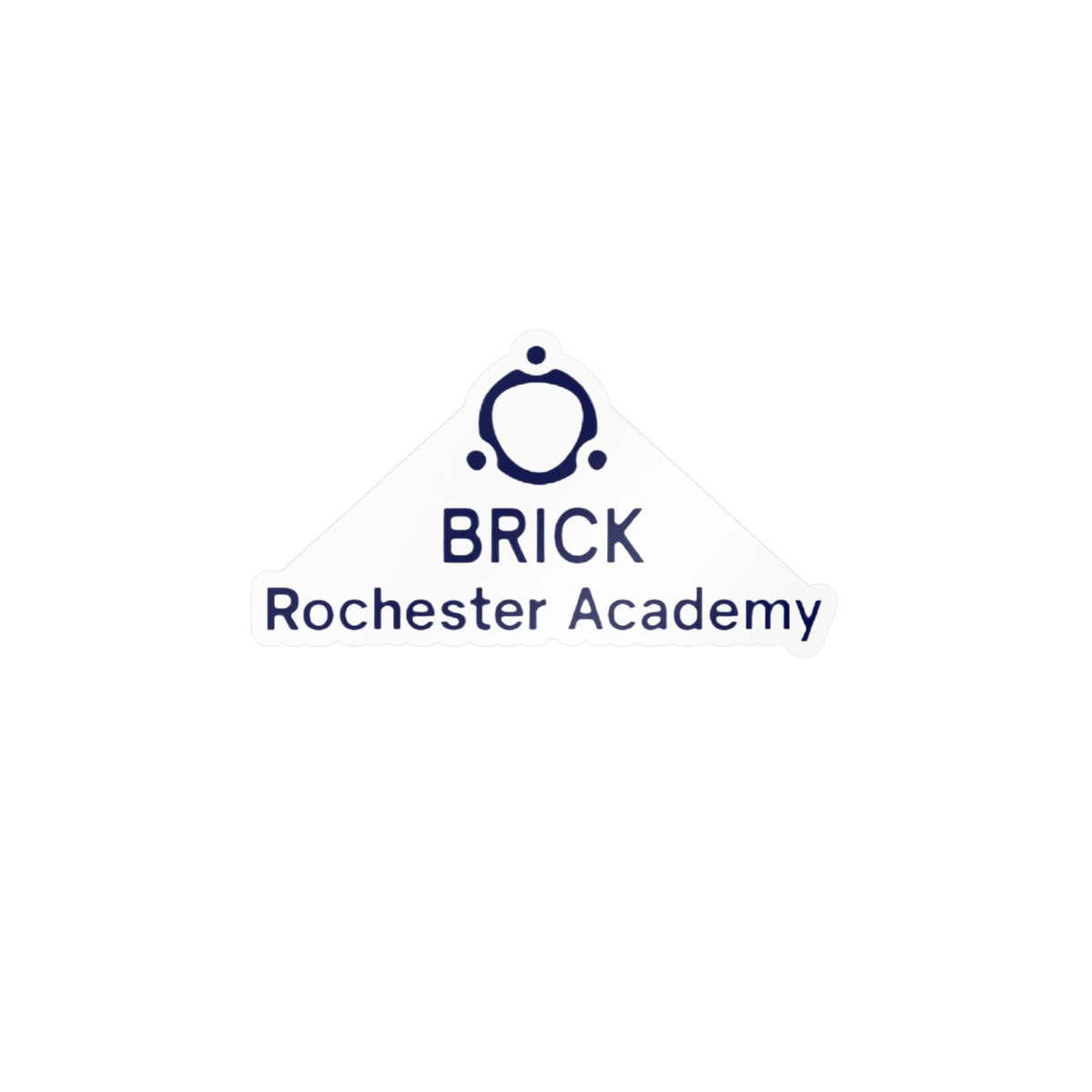Brick Rochester Academy Kiss-Cut Vinyl Decal — School Logo Sticker for Laptops, Windows & Signage