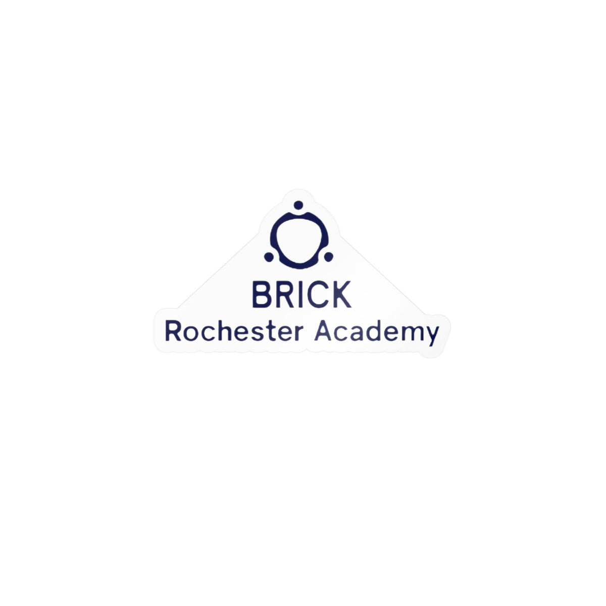 Brick Rochester Academy Kiss-Cut Vinyl Decal — School Logo Sticker for Laptops, Windows & Signage