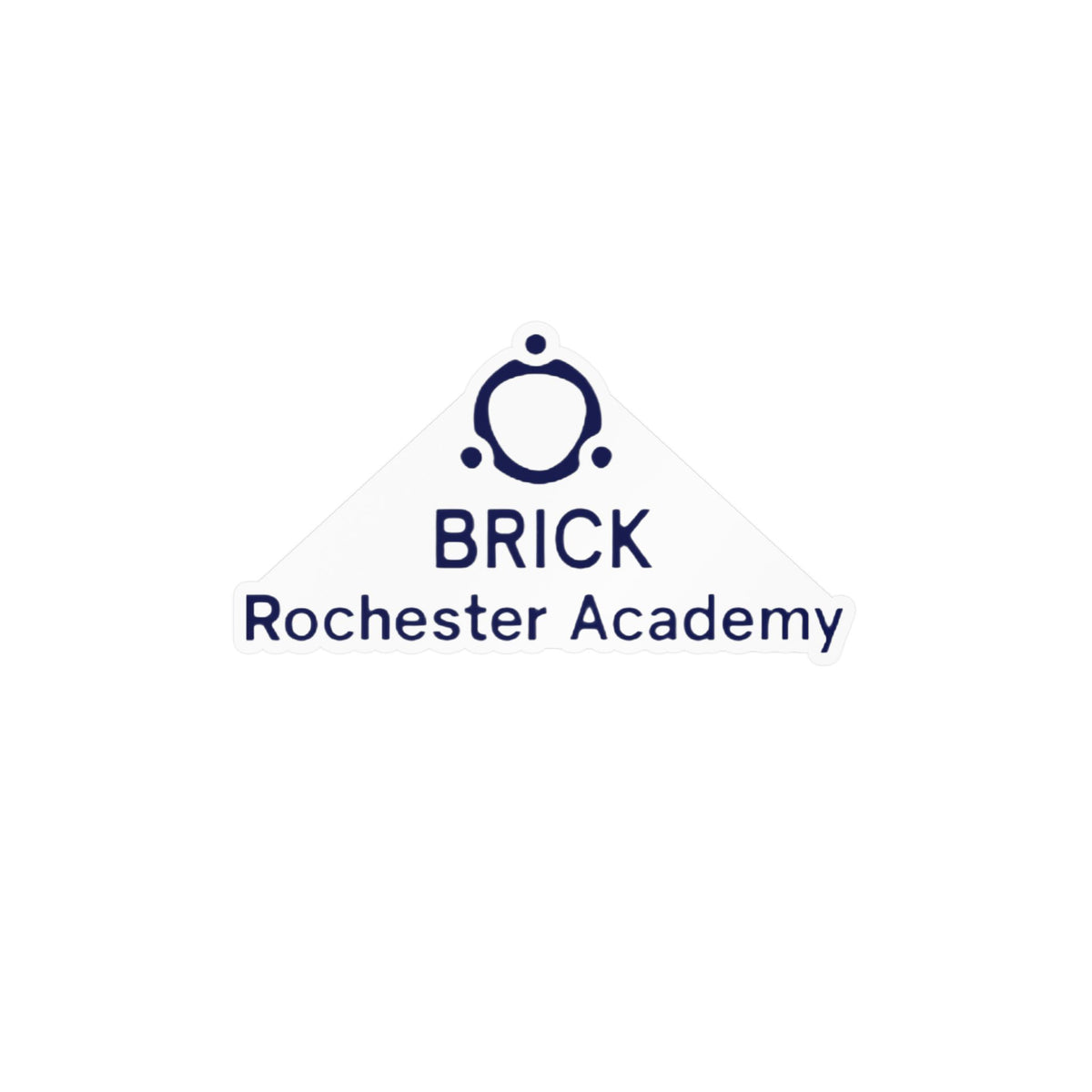 Brick Rochester Academy Kiss-Cut Vinyl Decal — School Logo Sticker for Laptops, Windows & Signage
