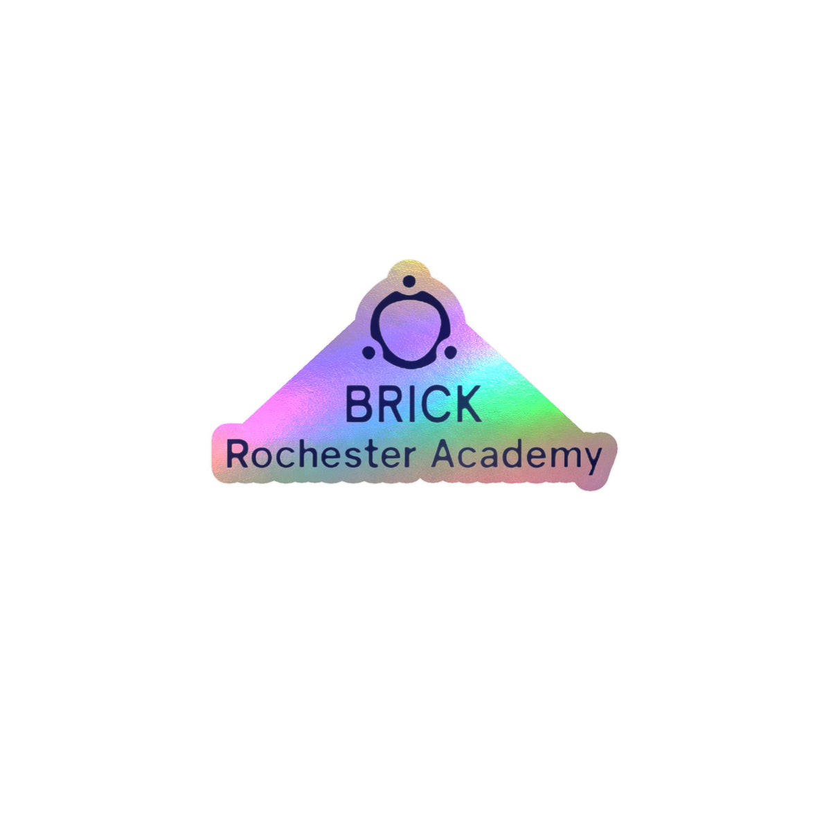 Brick Rochester Academy Kiss-Cut Vinyl Decal — School Logo Sticker for Laptops, Windows & Signage